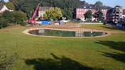 Bleichwiese: Dock Landung